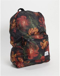 Черный рюкзак с цветочным принтом Herschel Herschel supply co