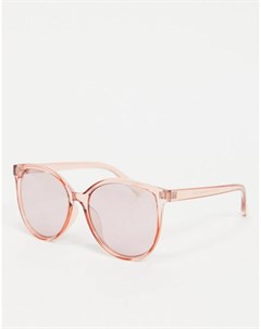 Круглые солнцезащитные очки цвета розового золота в стиле унисекс New look