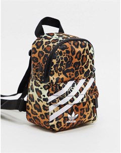 Маленький атласный рюкзак Leopard Luxe Adidas originals