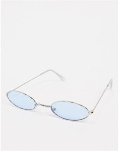 Серебристые солнцезащитные очки Svnx