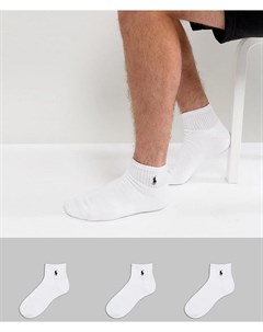 Набор из 3 пар белых спортивных носков Polo ralph lauren