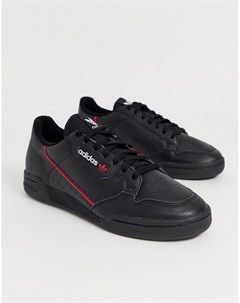 Черные кроссовки в стиле 80 х Continental Adidas originals