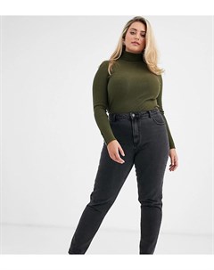 Черные джинсы в винтажном стиле Vero moda curve