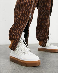 Белые ботинки с контрастной подошвой adidas x IVY PARK Super Sleek Ivy park