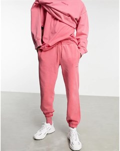 Окрашенные джоггеры приглушенного розового цвета Premium Sweats Adidas originals