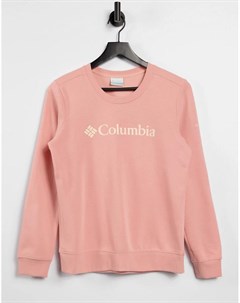Розовый свитшот с логотипом Columbia