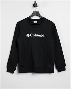 Черный свитшот с логотипом Columbia