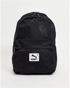 Черный сетчатый рюкзак Puma