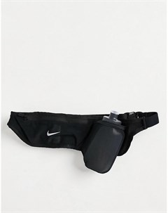 Черный ремень держатель для бутылки Running Nike