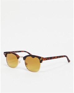 Черепаховые солнцезащитные очки в стиле ретро River island
