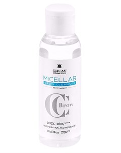 Вода мицеллярная для бровей Micellar Brow Cleanser 100 мл Lucas' cosmetics