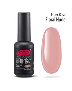База файбер розовый нюд Fiber Base UV LED Floral Nude 8 мл Pnb