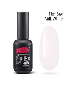 База файбер бело молочная Fiber Base UV LED White Milk 8 мл Pnb