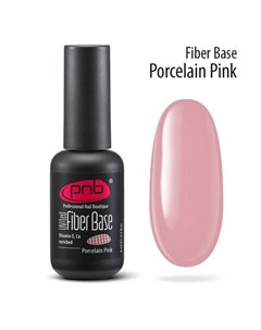 База файбер фарфоровый розовый Fiber Base UV LED Porcelain Pink 8 мл Pnb