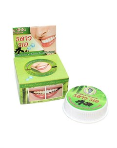 Травяная зубная паста с экстрактом угля Бамбука 25г 5 star cosmetic