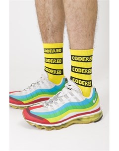 Носки Logo Stripes Socks Желтый Черно Желтое Лого S Codered