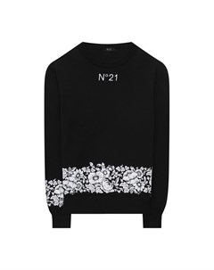 Хлопковый пуловер No21