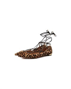 Кожаные балетки Aquazzura