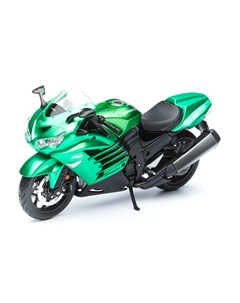 Сборная модель мотоцикла AL Motorcycles KAWASAKI NINJA ZX 14R 1 12 зеленый Maisto