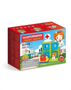 Магнитный конструктор Town Set Hospital Magformers