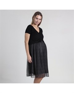 Платье с имитацией футболки и юбки для беременных Oh Ma черный Mothercare