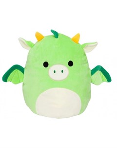 Мягкая игрушка сквиш антистресс Зеленый дракончик Декстер Squishmallows