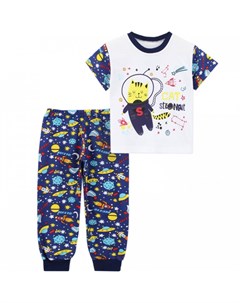 Пижама для мальчика футболка брюки Космонавт Babycollection