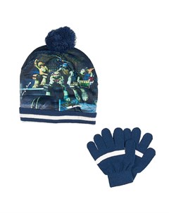 Комплект шапка перчатки Черепашки Ниндзя Sun city