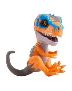Интерактивный динозавр Скретч 12 см цвет оранжевый Fingerlings