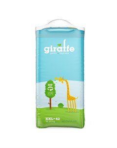 Трусики подгузники Giraffe р 5 15 25 кг 42 шт Lovular