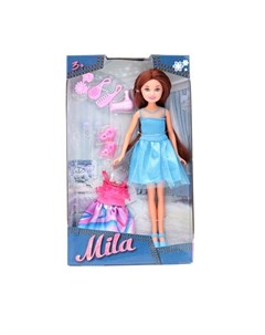 Кукла Мила со сменным платьем и аксессуарами 23 см Funky toys