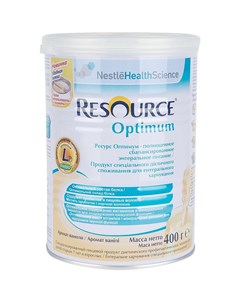 Заменитель молока Resource Optimum белковый с 7 лет 400 г Nestle лп