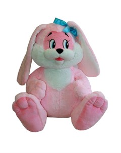 Мягкая игрушка Зайчик розовый 45 см Смолтойс