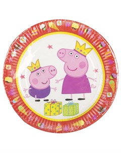 Набор тарелок Пеппа принцесса 18 см Peppa pig