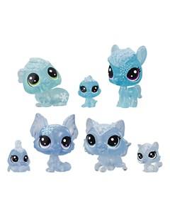 Игровой набор Холодное царство 7 петов голубой Littlest pet shop