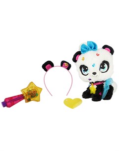 Мягкая игрушка Плюшевая панда 20 см цвет белый черный Shimmer stars