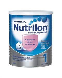 Молочная смесь Гипоаллергенный 400 г 0 6 месяцев Nutrilon