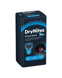 Трусики подгузники DryNites 27 57 кг 9 шт Huggies