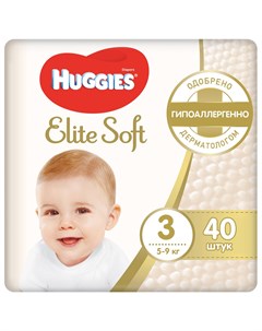 Подгузники Elite Soft 5 9 кг шт Huggies