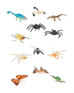 Игровой набор рептилии и насекомые 5 см Играем вместе