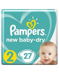 Подгузники New Baby Dry 4 8 кг шт Pampers