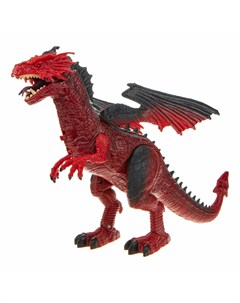 Интерактивный динозавр Дракон Роболайф 35 5 см цвет красный 1toy