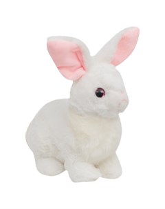 Мягкая игрушка Кролик белый 30 см цвет белый Игруша