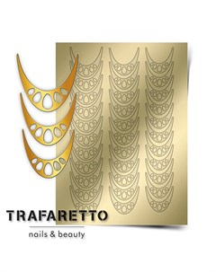 Металлизированные наклейки CL 06 золото Trafaretto