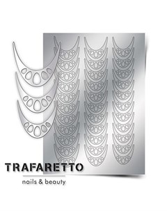Металлизированные наклейки CL 06 серебро Trafaretto