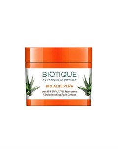 Солнцезащитный крем для лица Bio Aloe Vera 50 г Biotique