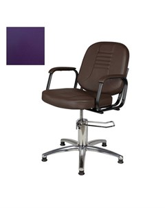 Кресло парикмахерское Бриз гидравлическое хромированное фиолетовое Medison