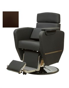 Кресло парикмахерское Алонсо гидравлическое хромированное коричневое Medison