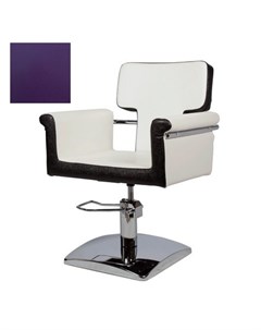 Кресло парикмахерское МД 77 гидравлическое хромированное фиолетовое Medison