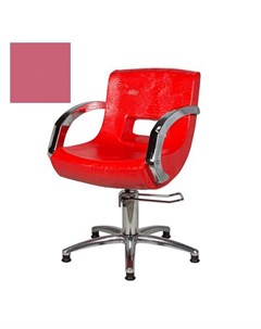 Кресло парикмахерское МД 2203 гидравлическое хромированное фуксия Medison
